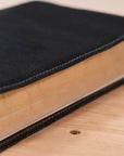 NEW Bible KJV Black Goatskin - "King Alfred"