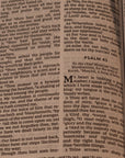 NEW Bible KJV Black Goatskin - "King Alfred"
