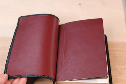 NEW Bible KJV Black Goatskin - "King Alfred"