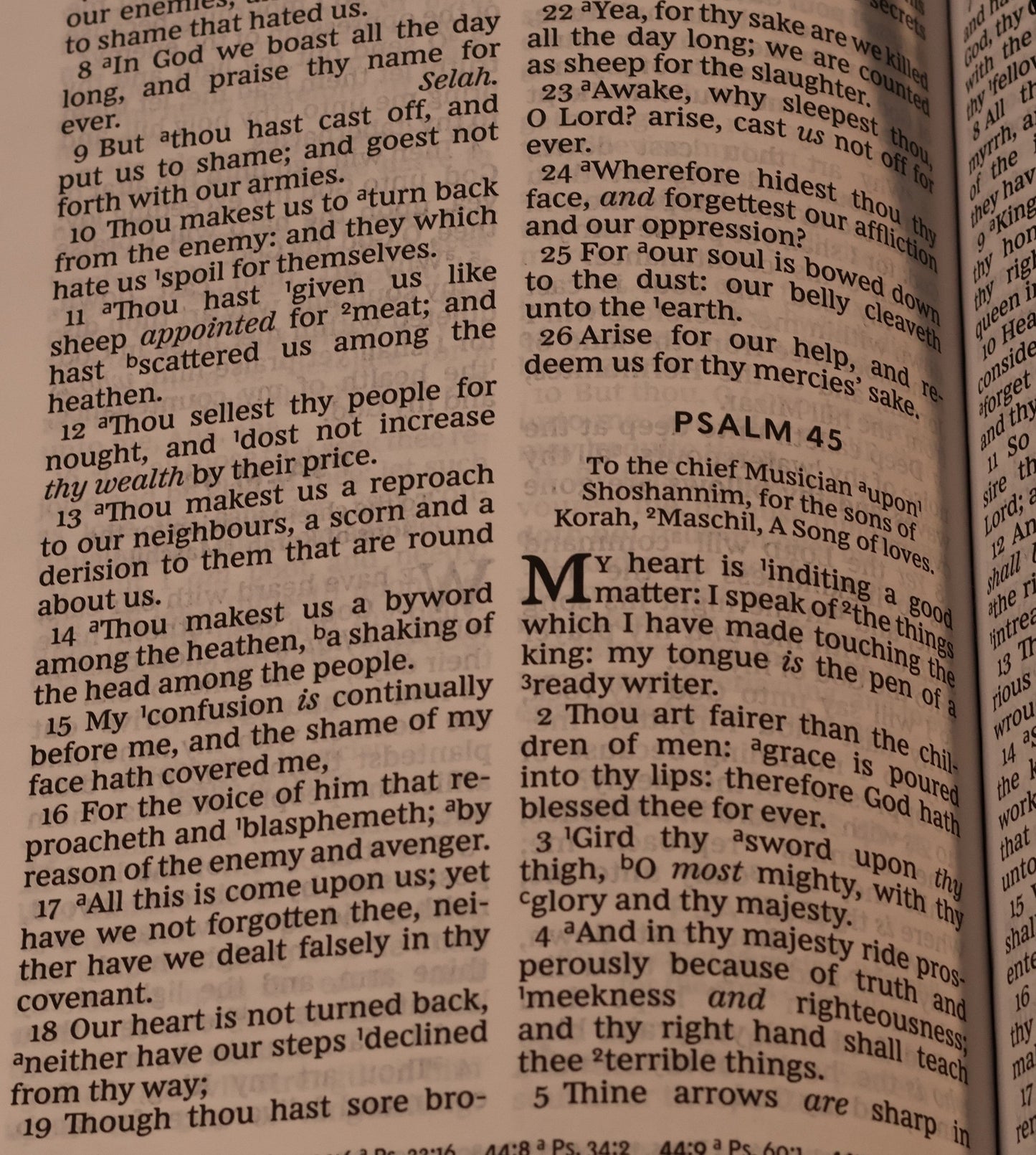 NEW Bible KJV Black Goatskin - "King Alfred"