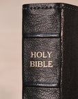 NEW Bible KJV Black Goatskin - "King Alfred"